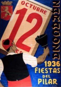 Fiesta patronales en honor de Nuestra Señora del Pilar 1936 Zaragoza